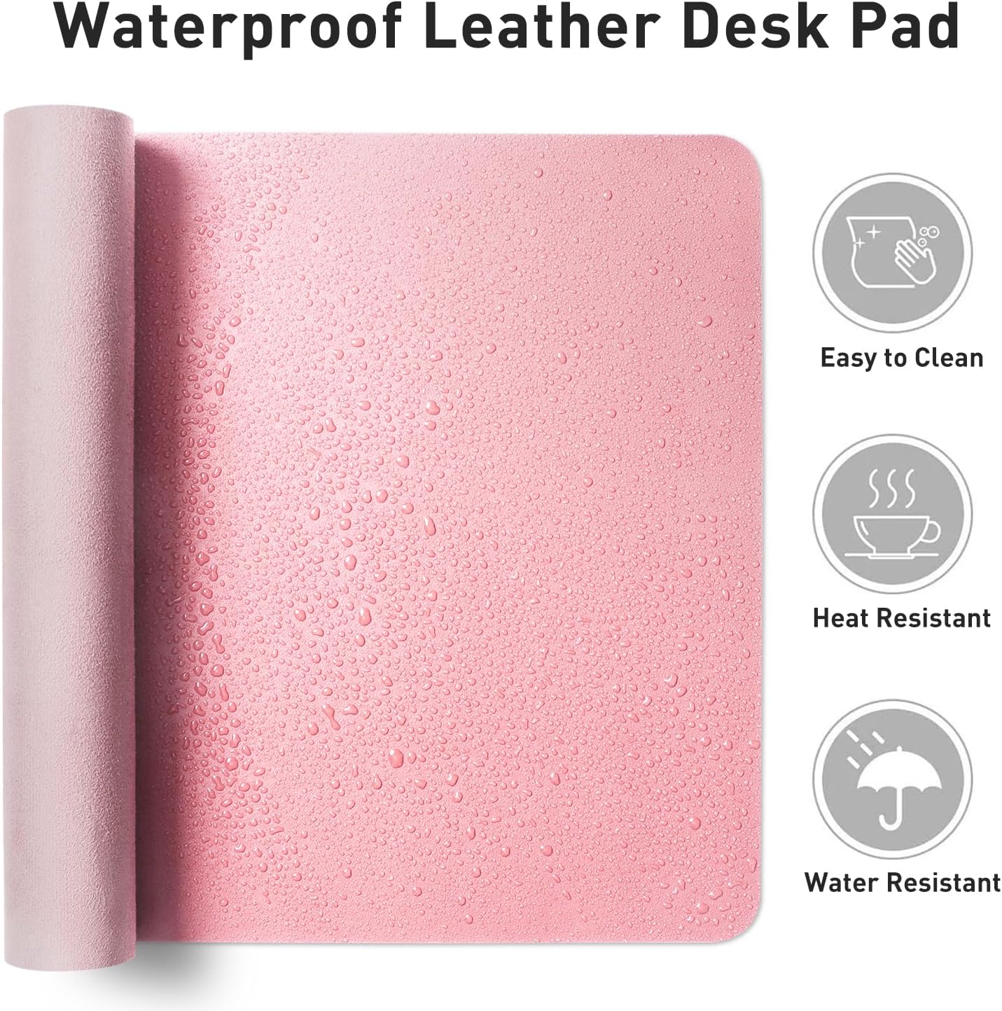 Large Desk Mat Pink