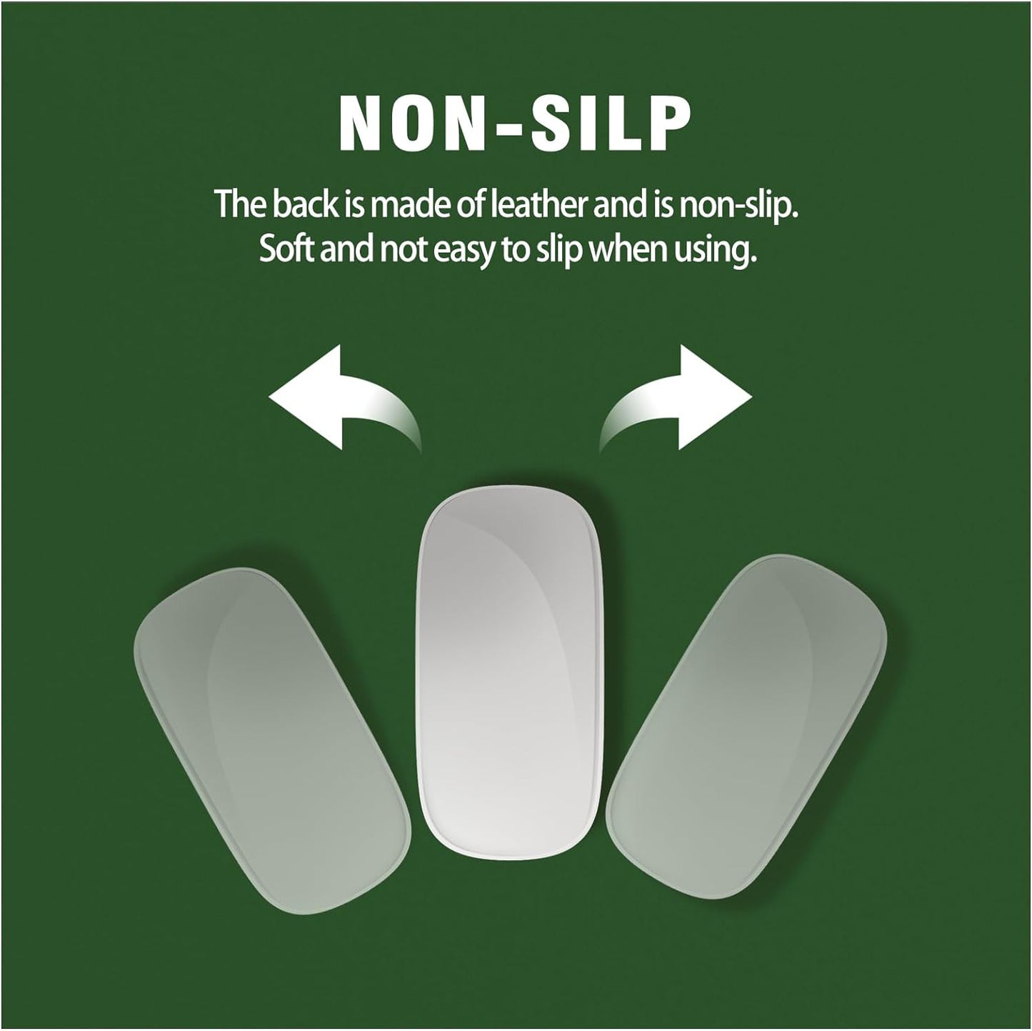 Dual-Sided Desk Mat Green + Gray