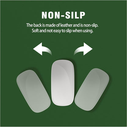 Dual-Sided Desk Mat Green + Gray