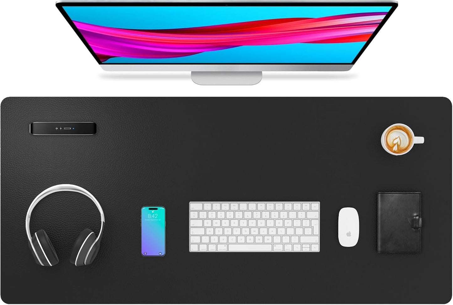 Large Desk Mat Black