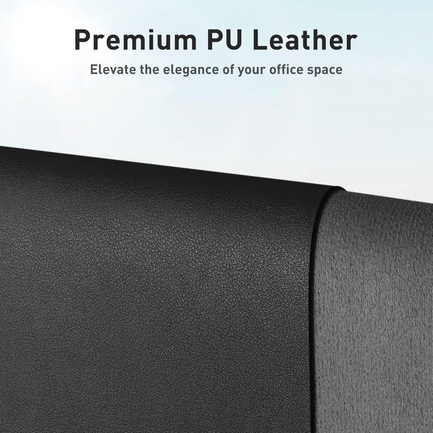 Large Desk Mat Black