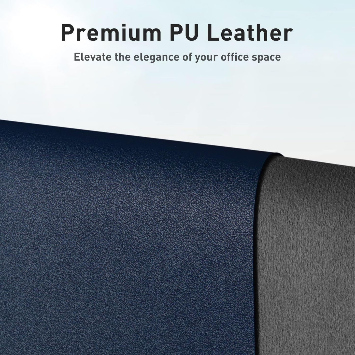 Large Desk Mat Dark Blue