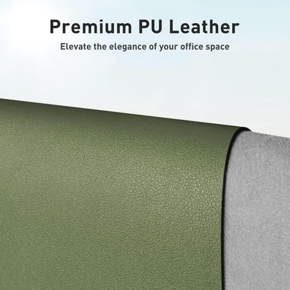 Large Desk Mat Olive Green