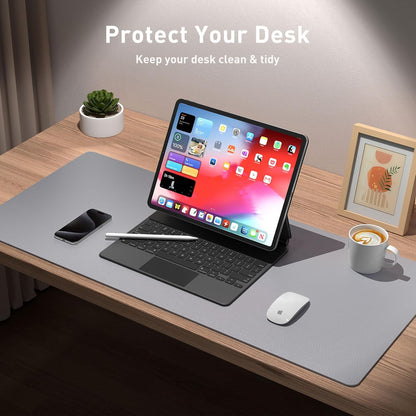 Large Desk Mat Gray