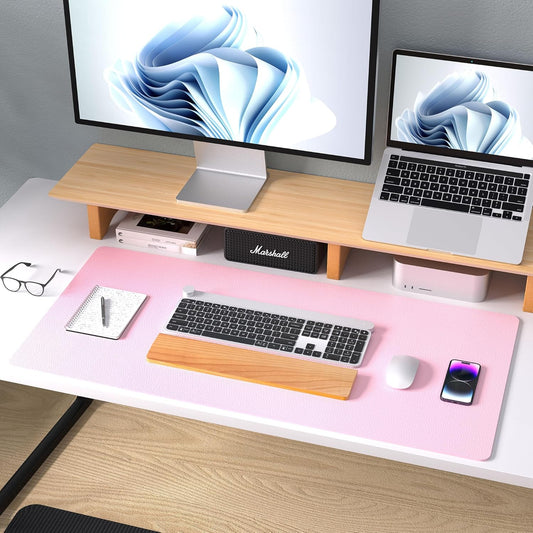 Large Desk Mat Pink