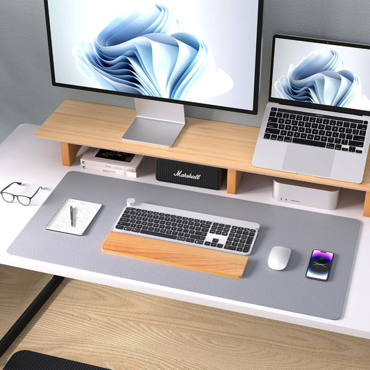 Large Desk Mat Gray