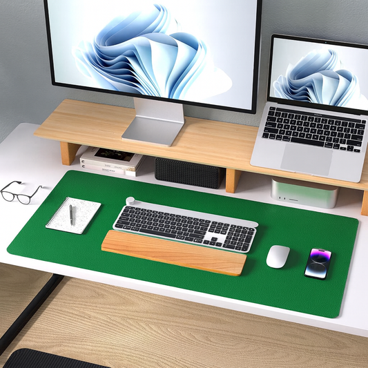 Large Desk Mat Green