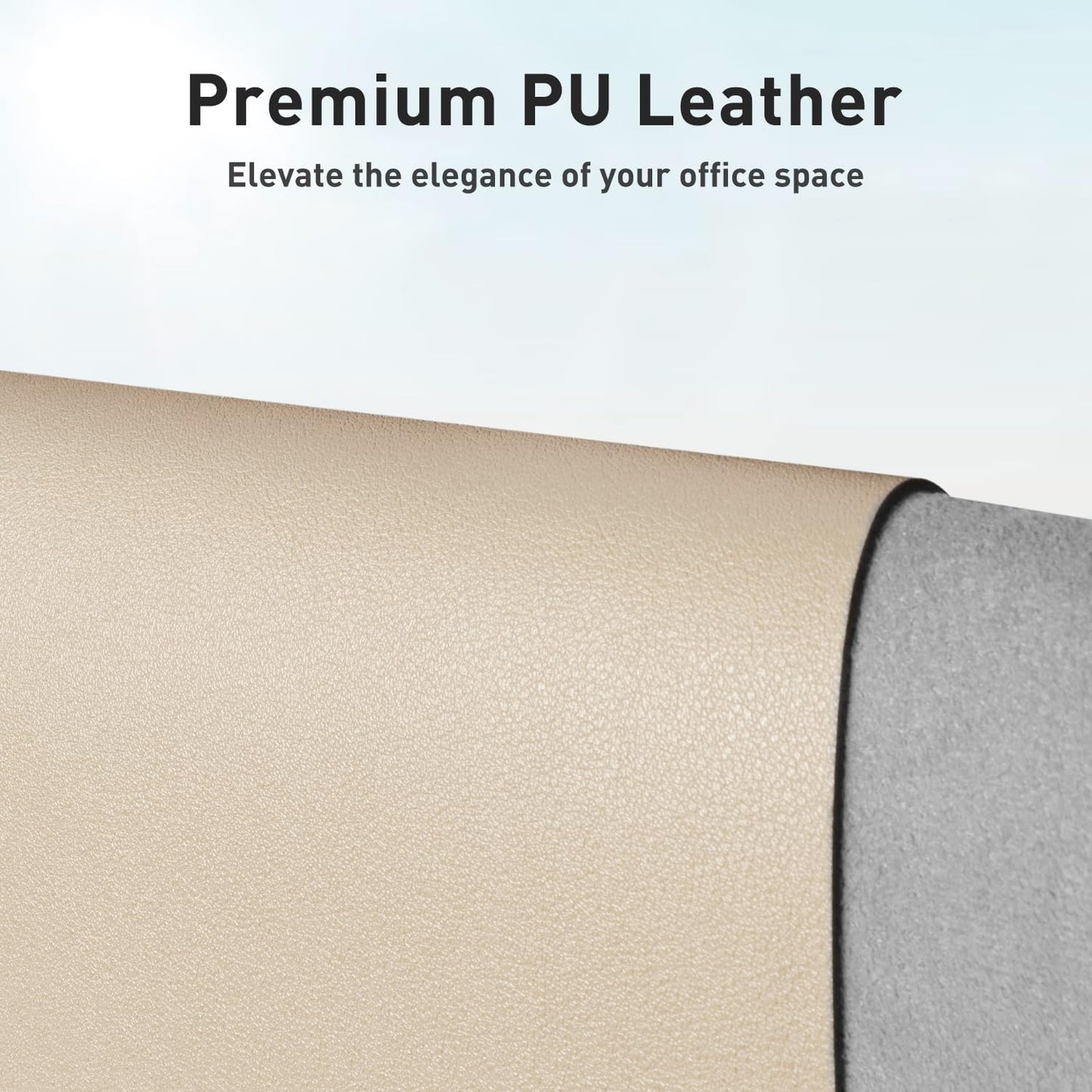 Large Desk Mat Beige