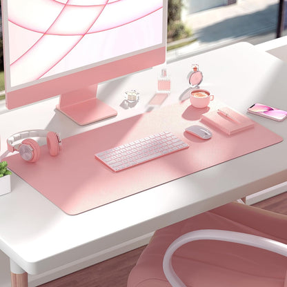 Dual-Sided Desk Mat Pink + Blue