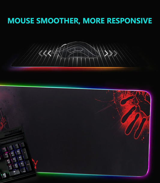 RGB Gaming Mousepad Bloody