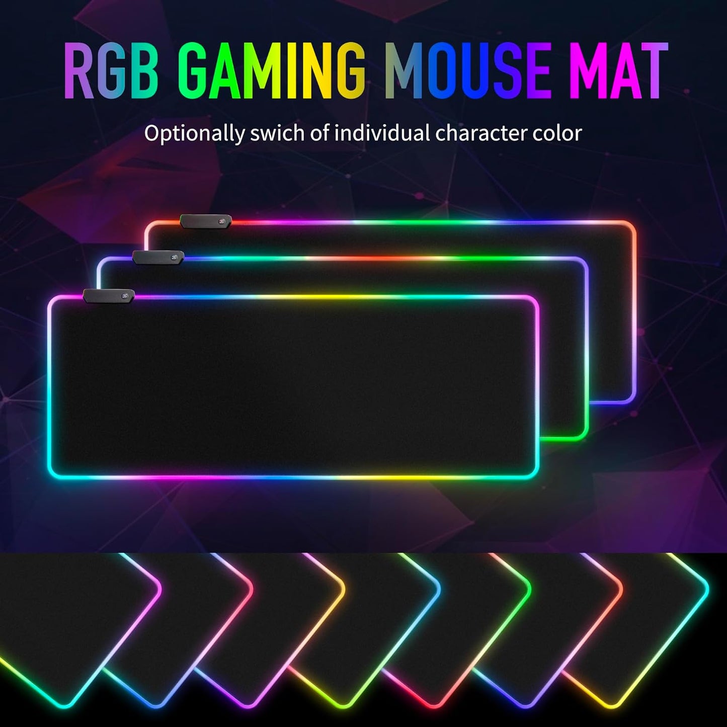 RGB Gaming Mousepad Black